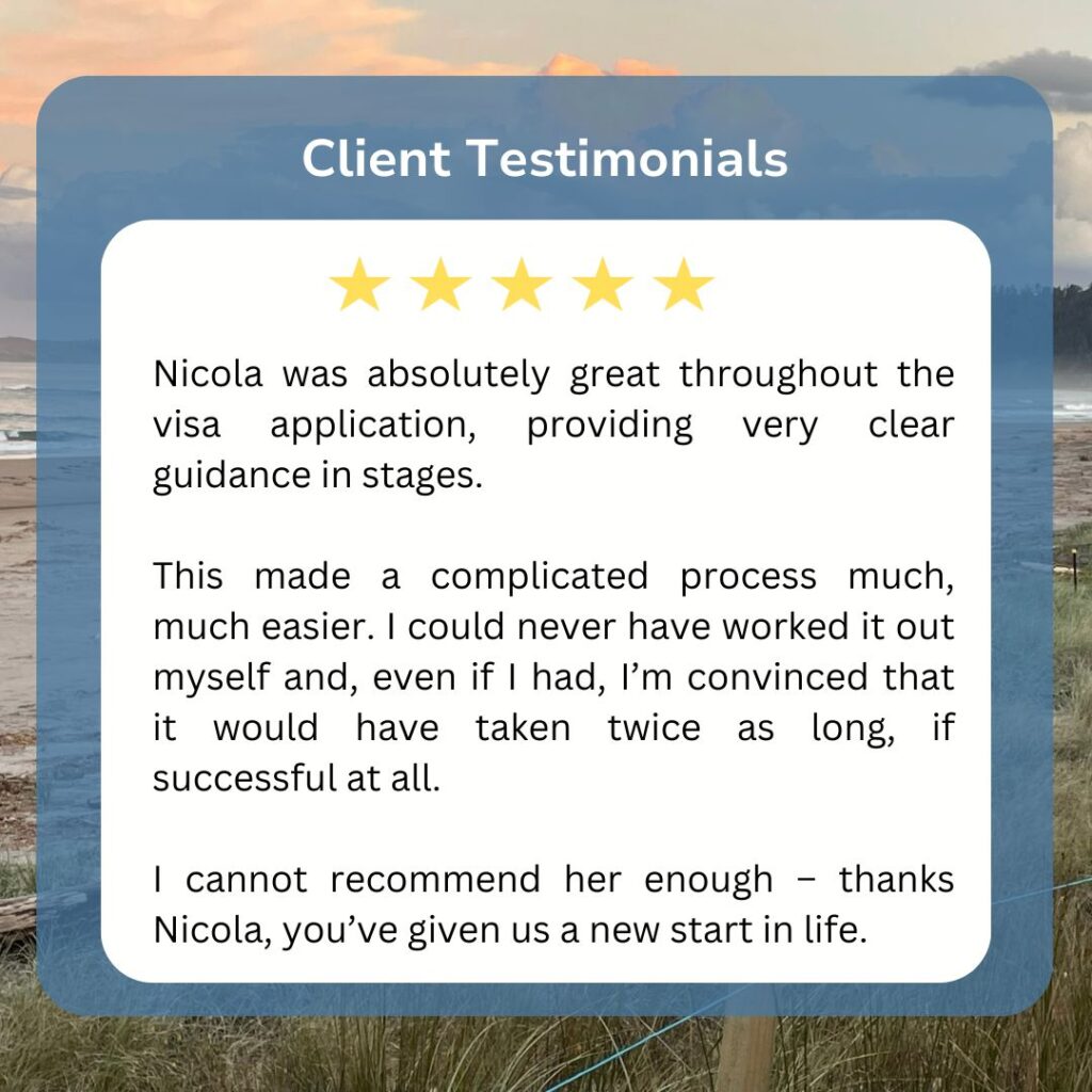Five star review New Zealand partner visa